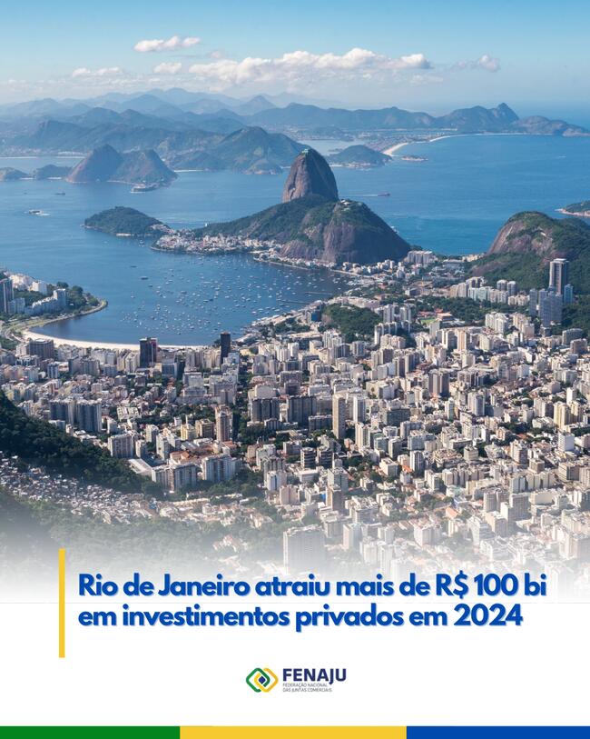 Rio de Janeiro atraiu mais de R$ 100 bi em investimentos privados em 2024