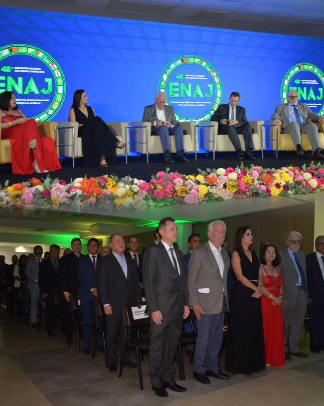 Abertura do 42º Encontro Nacional das Juntas Comerciais – ENAJ destaca união, inovação e fortalecimento do registro mercantil no Brasil