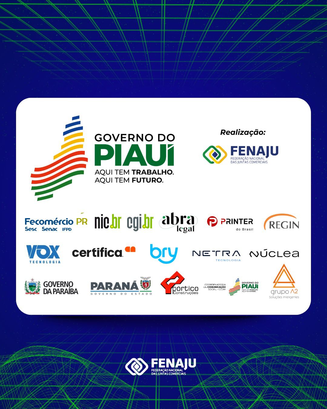 Patrocinadores e apoiadores fortalecem o 42º ENAJ